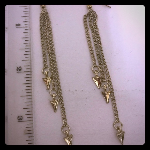 Altar'd State Jewelry - NWOT Gold Chain Fringe w/Spike Accents